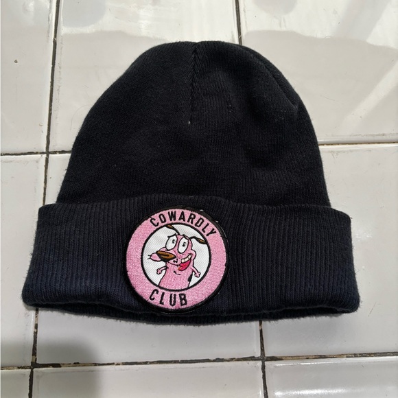 Custom Beanie Cartoon Network Courage the Cowardly Dog. One of a Kind - Picture 1 of 1